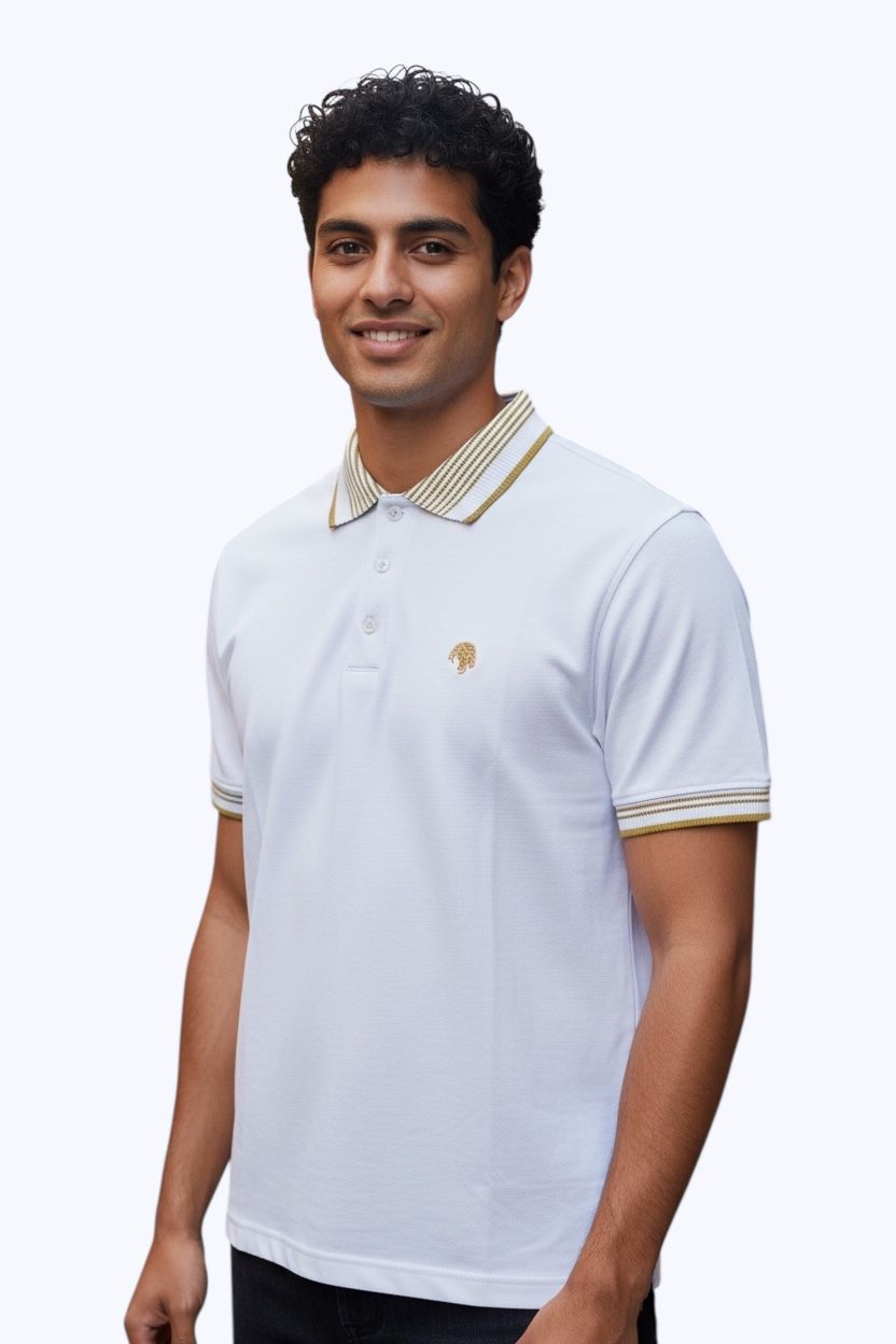 Polo Hellenes - Blanco Perla